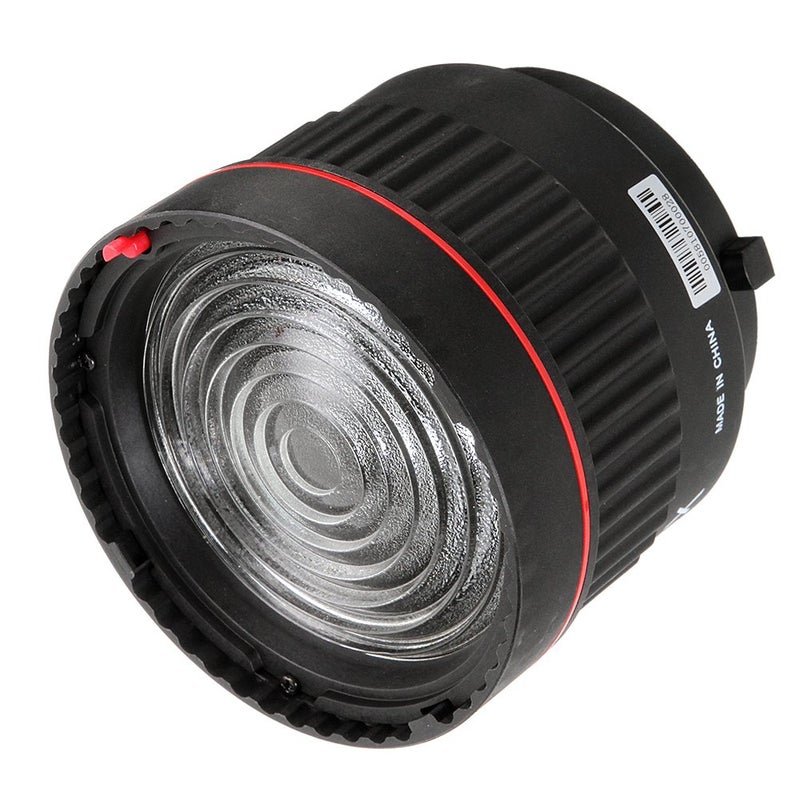 Fotga 10x Focus Bowens Mount Fresnel Lens Studio Light Focus Adjustment + 4 Colorful Filters for Studio Flash LED Light Photo Studio Photography Continuous Light - Image 2